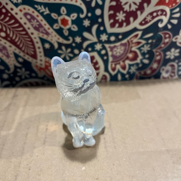 Mosser sitting cat - opalescent crystal glass - Picture 5 of 5